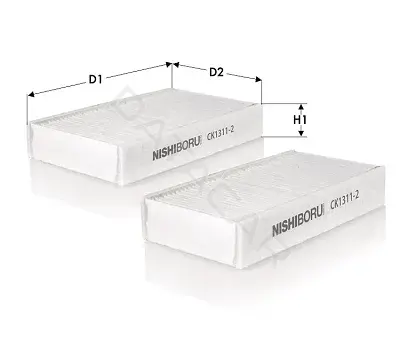 Фильтр салонный TECNECO FILTERS CK1311-2