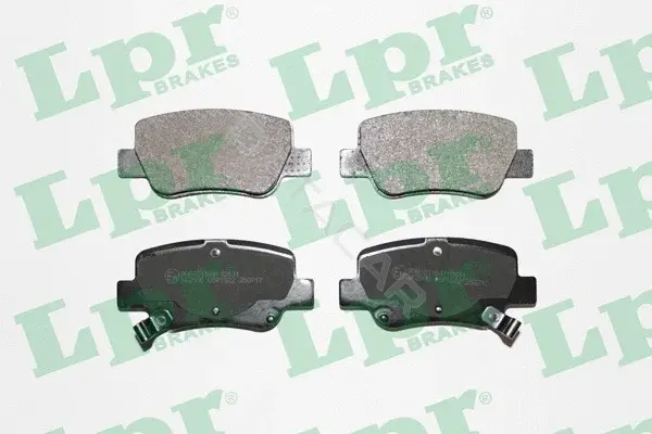 Тормозные колодки LPR/AP/RAL 05P1522