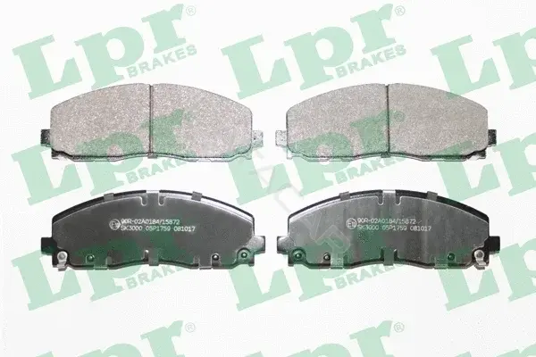 Тормозные колодки LPR/AP/RAL 05P1759
