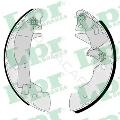 Барабанные колодки LPR/AP/RAL 06765