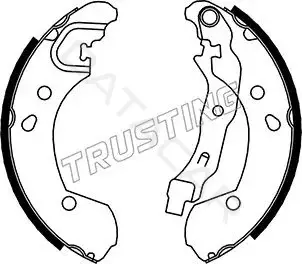 Барабанные колодки TRUSTING 067.192