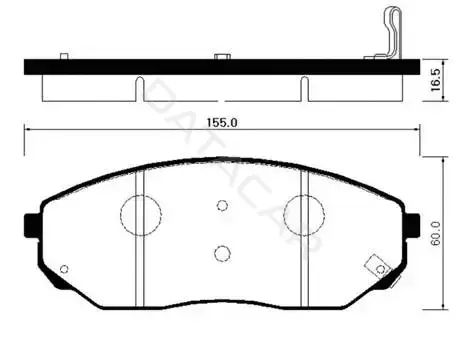 Тормозные колодки HSB GOLD HP1017