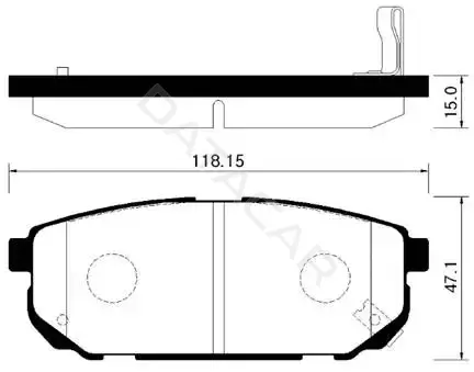 Тормозные колодки HSB GOLD HP1018