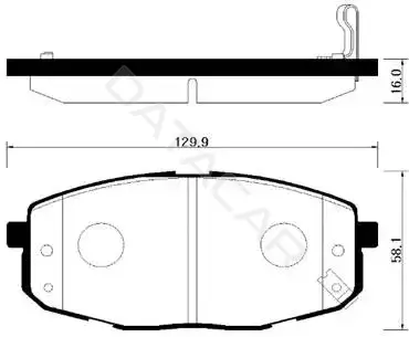 Тормозные колодки HSB GOLD HP1020