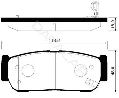 Тормозные колодки HSB GOLD HP1026