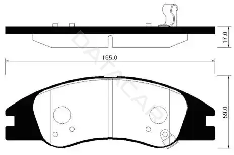 Тормозные колодки HSB GOLD HP1031