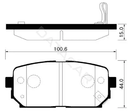 Тормозные колодки HSB GOLD HP1041