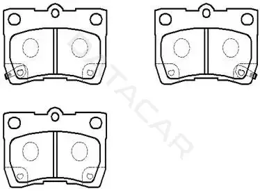Тормозные колодки HSB GOLD HP5174