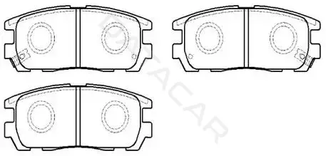 Тормозные колодки HSB GOLD HP5219