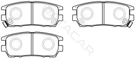 Тормозные колодки HSB GOLD HP8307