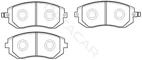 Тормозные колодки HSB GOLD HP8422