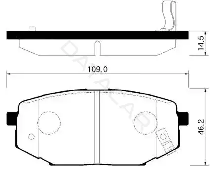 Тормозные колодки HSB GOLD HP0013