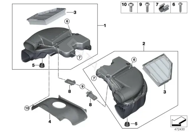 Воздушный фильтр BMW 13718613250