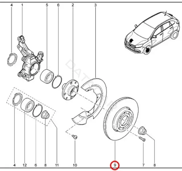 Тормозные диски LADA 8450031577