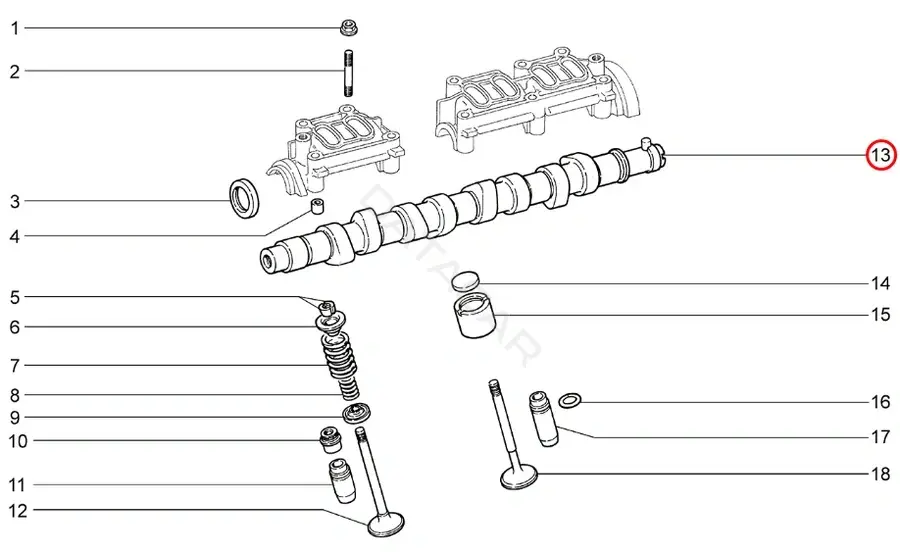 Распредвал LADA 21110100601000