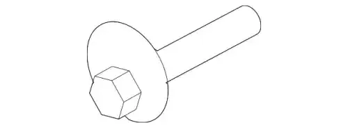 Болт подвески MAZDA L2062866Z