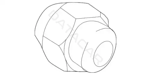 Гайка колеса MAZDA B00237160B