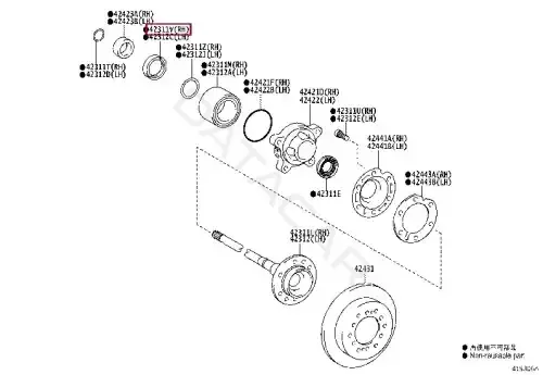Сальник коленвала TOYOTA 90310-T0008