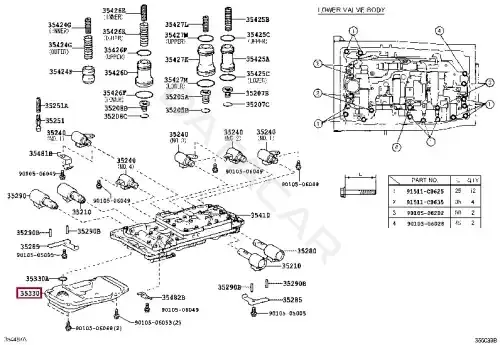 Масляный фильтр TOYOTA 3533030080