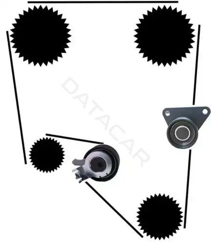 Натяжитель ремня генератора VOLVO 30758261