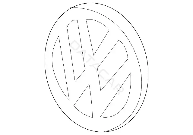 Значки, нашивки, наклейки VAG 2K5853600DPJ