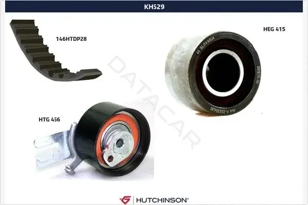Комплект ГРМ HUTCHINSON KH529