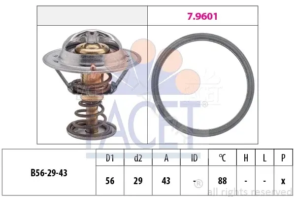 Термостат FACET 7.8553
