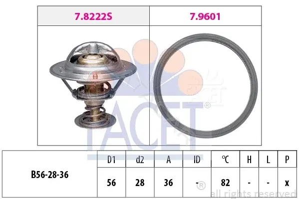Термостат FACET 7.8728