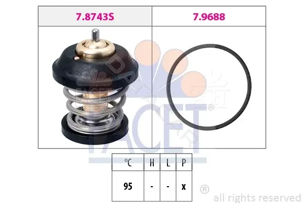 Термостат FACET 7.8743