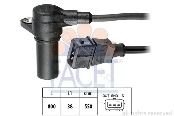 Датчик давления воздуха FACET 9.0181