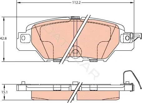 Тормозные колодки TRW GDB2163