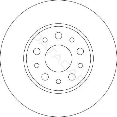 Тормозные диски TRW DF6228