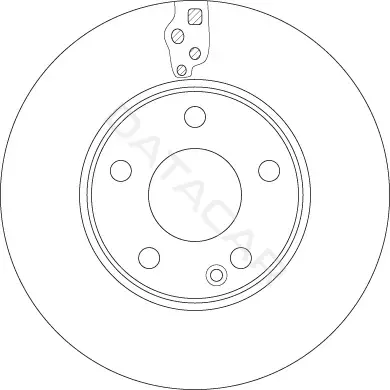 Тормозные диски TRW DF6548