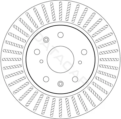 Тормозные диски TRW DF7398