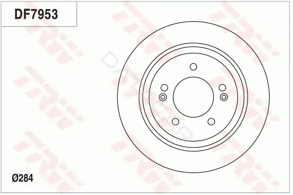 Тормозные диски TRW DF7953