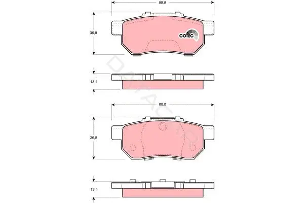 Тормозные колодки TRW GDB3113