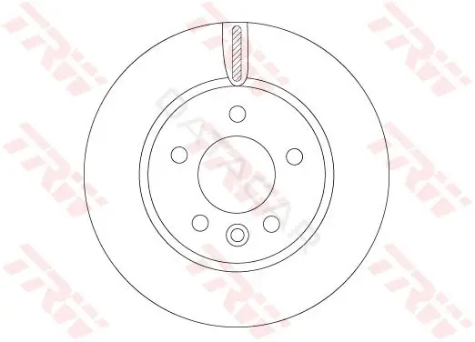 Тормозные диски TRW DF6589S