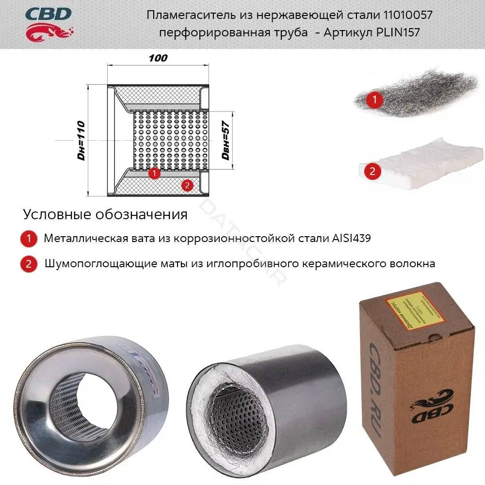 Пламегаситель CBD PLIN157