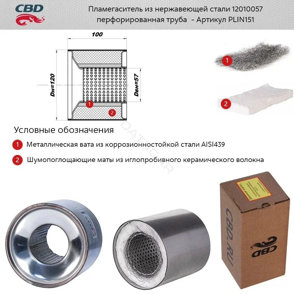 Пламегаситель CBD PLIN151