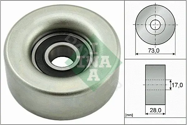 Ролик ремня генератора INA 532078310