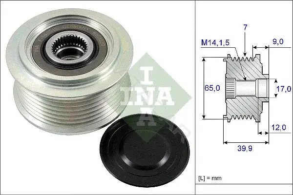 Шкив генератора INA 535022910