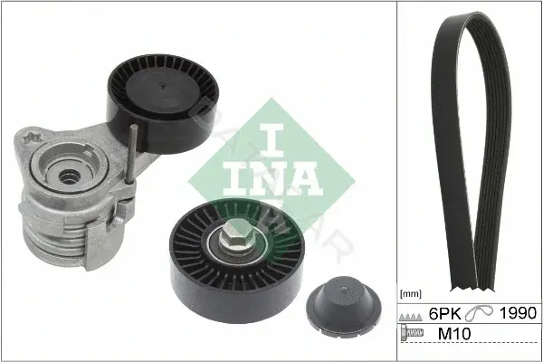 Комплект ручейкового ремня INA 529004310