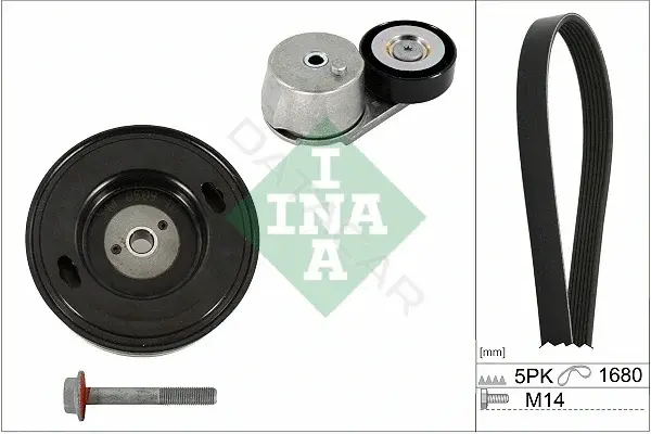 Комплект ручейкового ремня INA 529040920