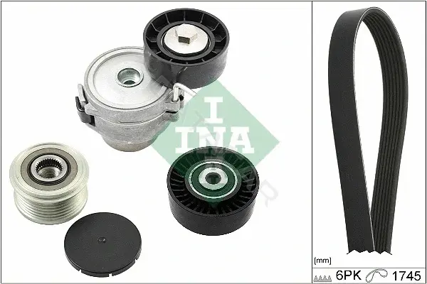 Комплект ручейкового ремня INA 529051820