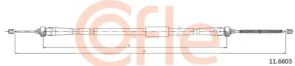 Трос ручника COFLE/TELCO 11.6603