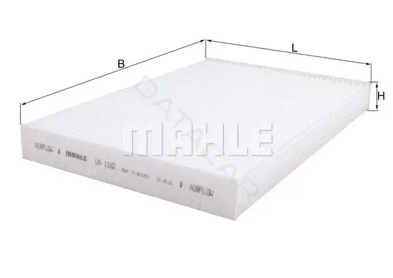 Фильтр салонный KNECHT/MAHLE LA1162
