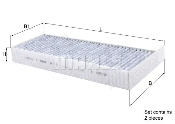 Фильтр салонный KNECHT/MAHLE LAK1157/S