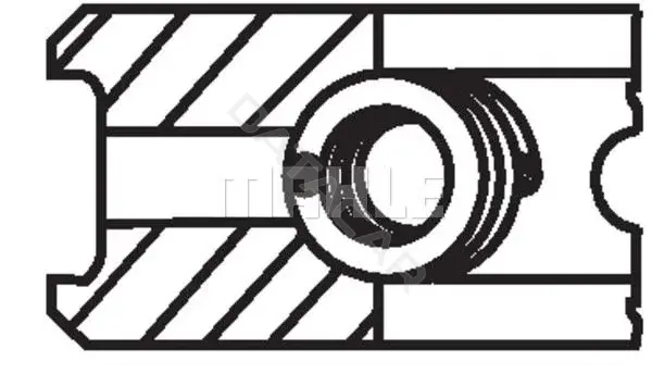 Кольца поршневые KNECHT/MAHLE 02182N1