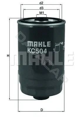 Топливный фильтр KNECHT/MAHLE KC504