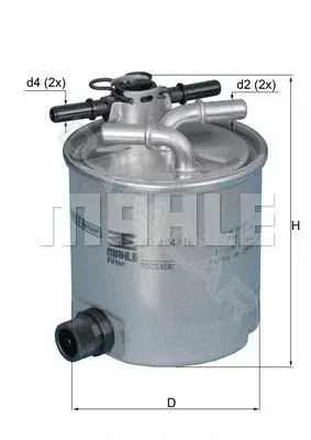 Топливный фильтр KNECHT/MAHLE KL404/16